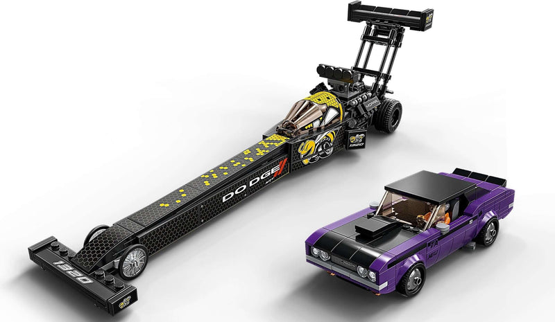 LEGO Speed Champions 76904 Mopar Dodge//SRT Top Fuel Dragster and 1970 Dodge Challenger T/A