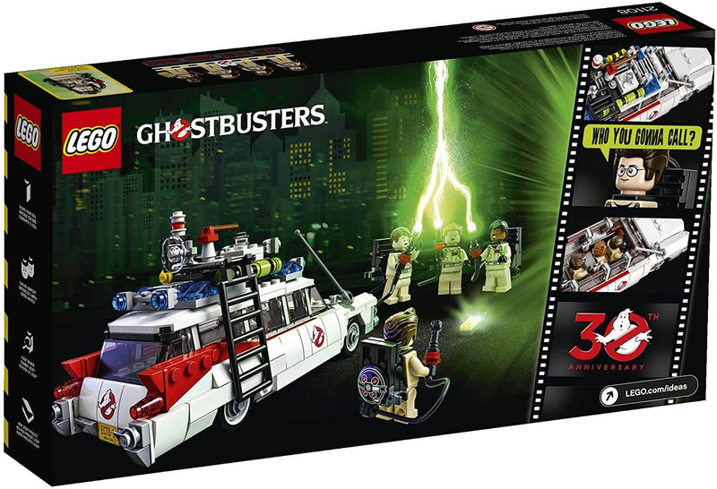 LEGO Ideas 21108 Ghostbusters Ecto-1 back box art