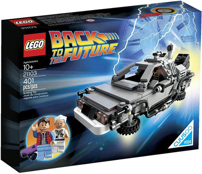 LEGO Ideas 21103 The DeLorean Time Machine front box art