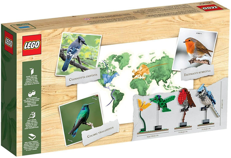 LEGO Ideas 21301 Birds back box art
