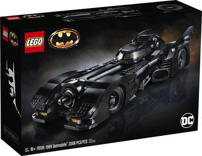 LEGO DC Comics Super Heroes 76139 1989 Batmobile front box art