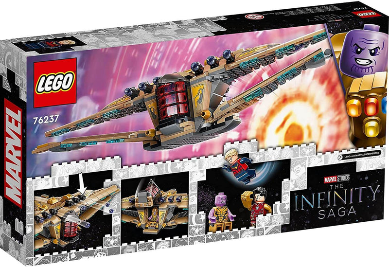 LEGO Marvel Super Heroes 76237 Sanctuary II: Endgame Battle back box art