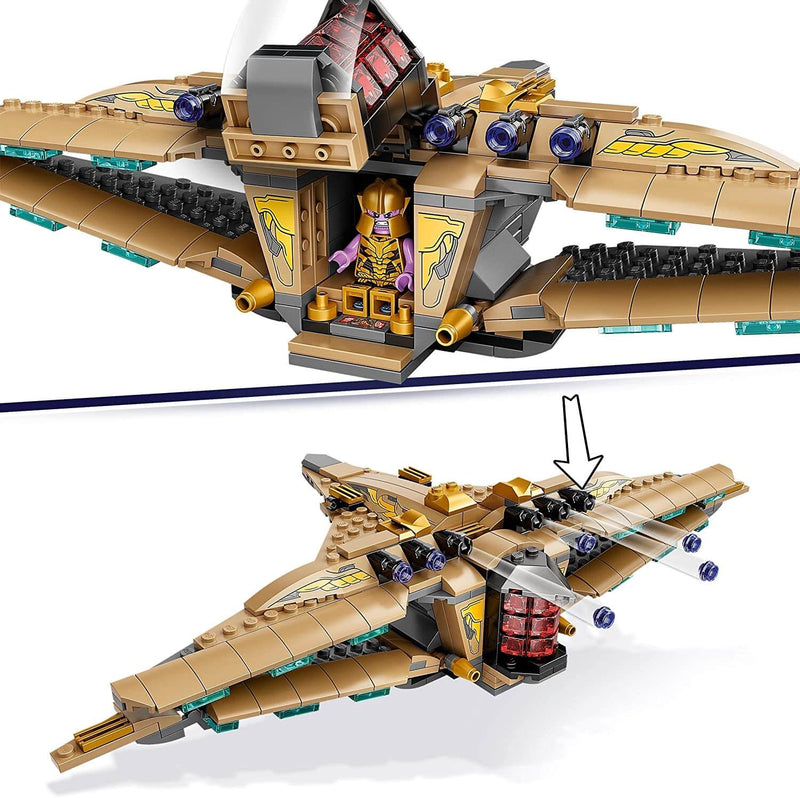 LEGO Marvel Super Heroes 76237 Sanctuary II: Endgame Battle functions