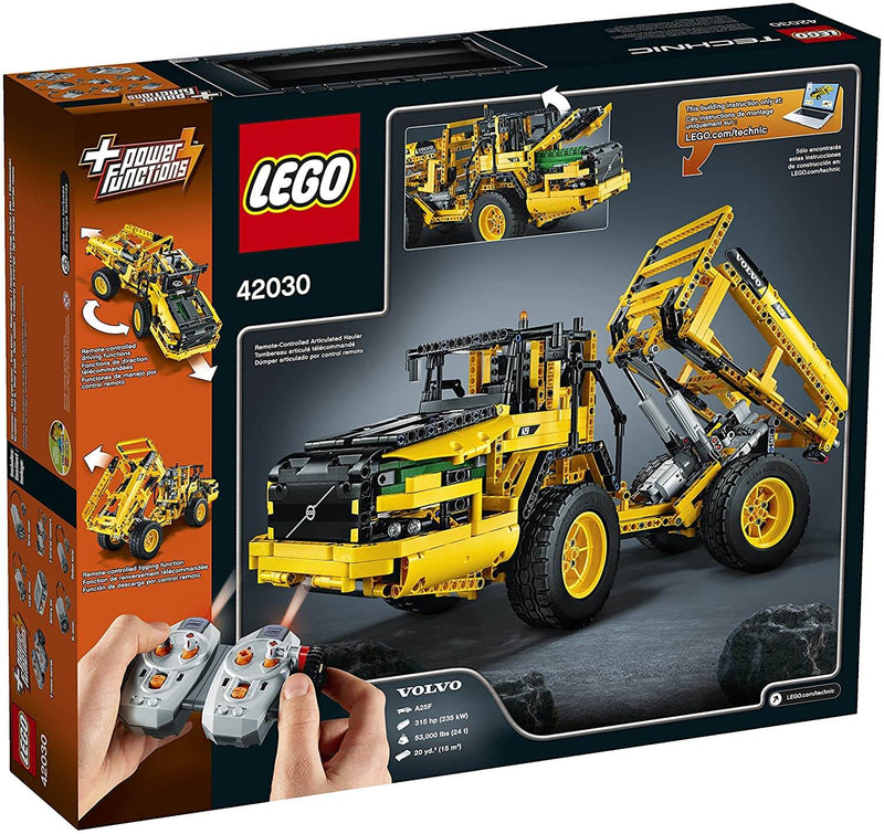 LEGO Technic 42030 Volvo L350F Wheel Loader back box art