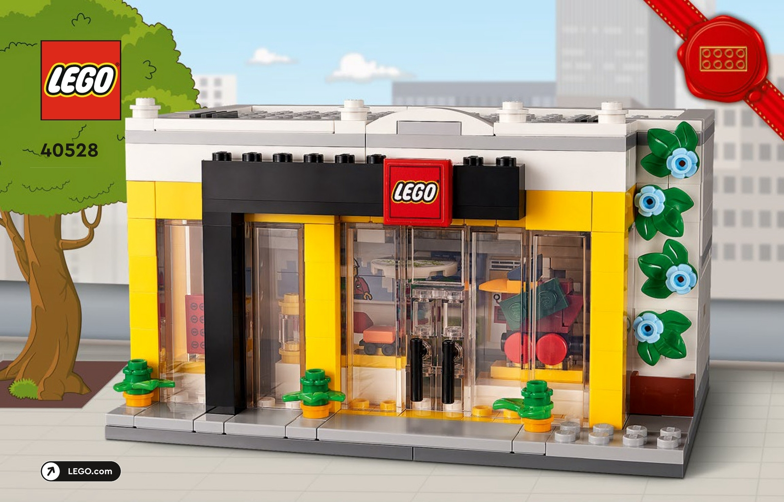 Lego brand retail store top