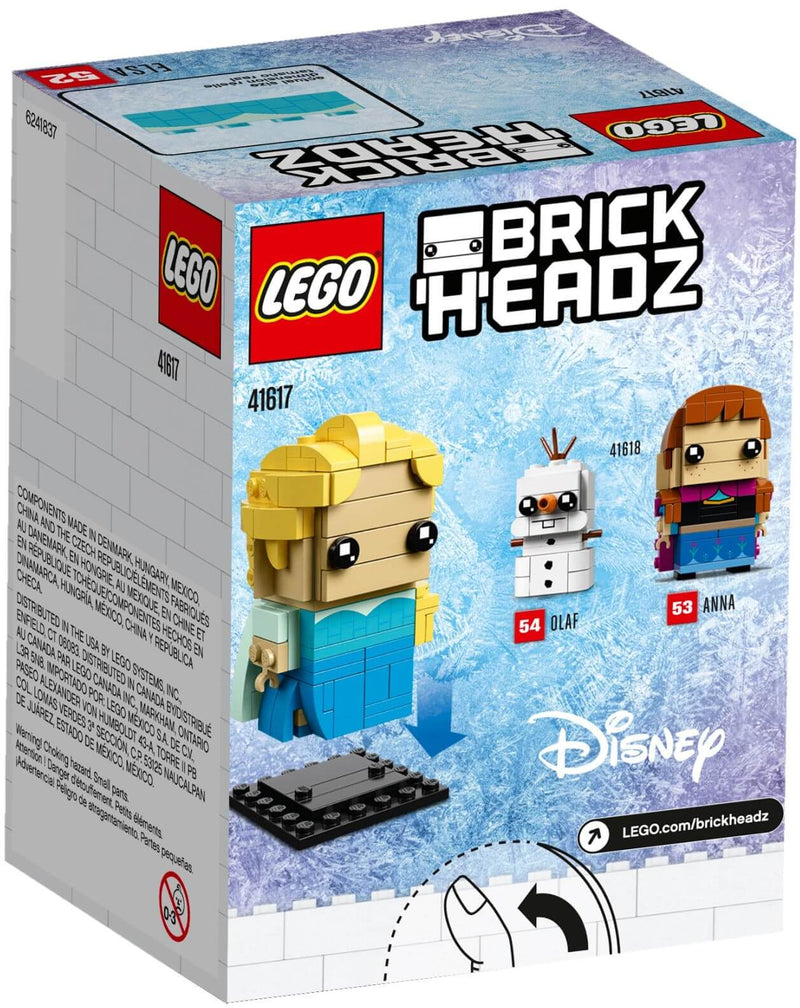 LEGO BrickHeadz 41617 Elsa back box art