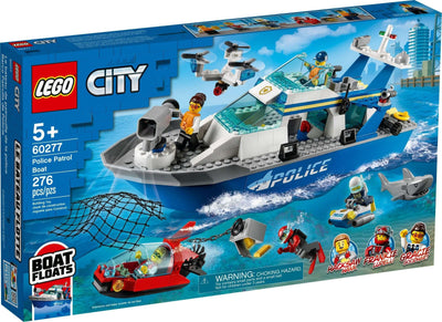 LEGO City 60277 Police Patrol Boat front box art