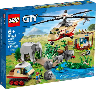 LEGO City 60302 Wildlife Rescue Operation front box art