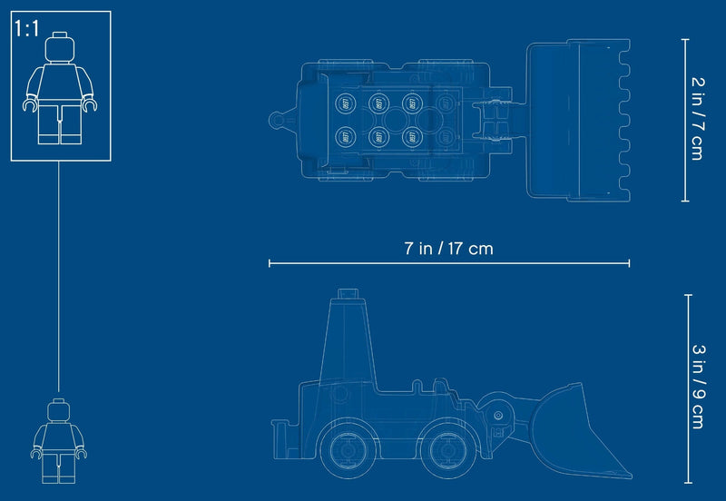 LEGO DUPLO 10930 Bulldozer blueprint