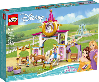 LEGO Disney 43195 Belle and Rapunzel's Royal Stables front box art