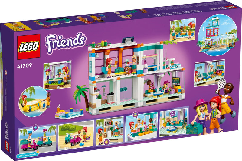 LEGO Friends 41709 Vacation Beach House back box art