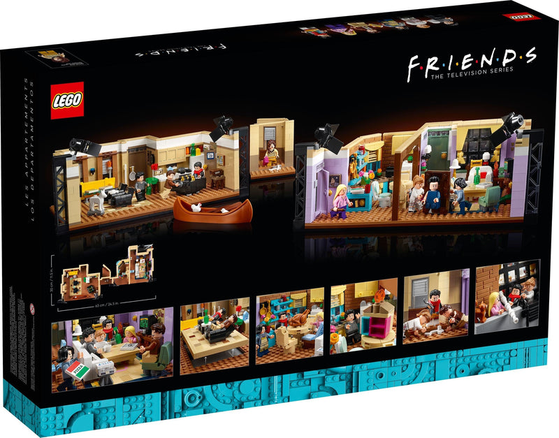 LEGO ICONS 10292 The Friends Apartments back box art