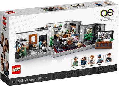 LEGO ICONS 10291 Queer Eye – The Fab 5 Loft front box art