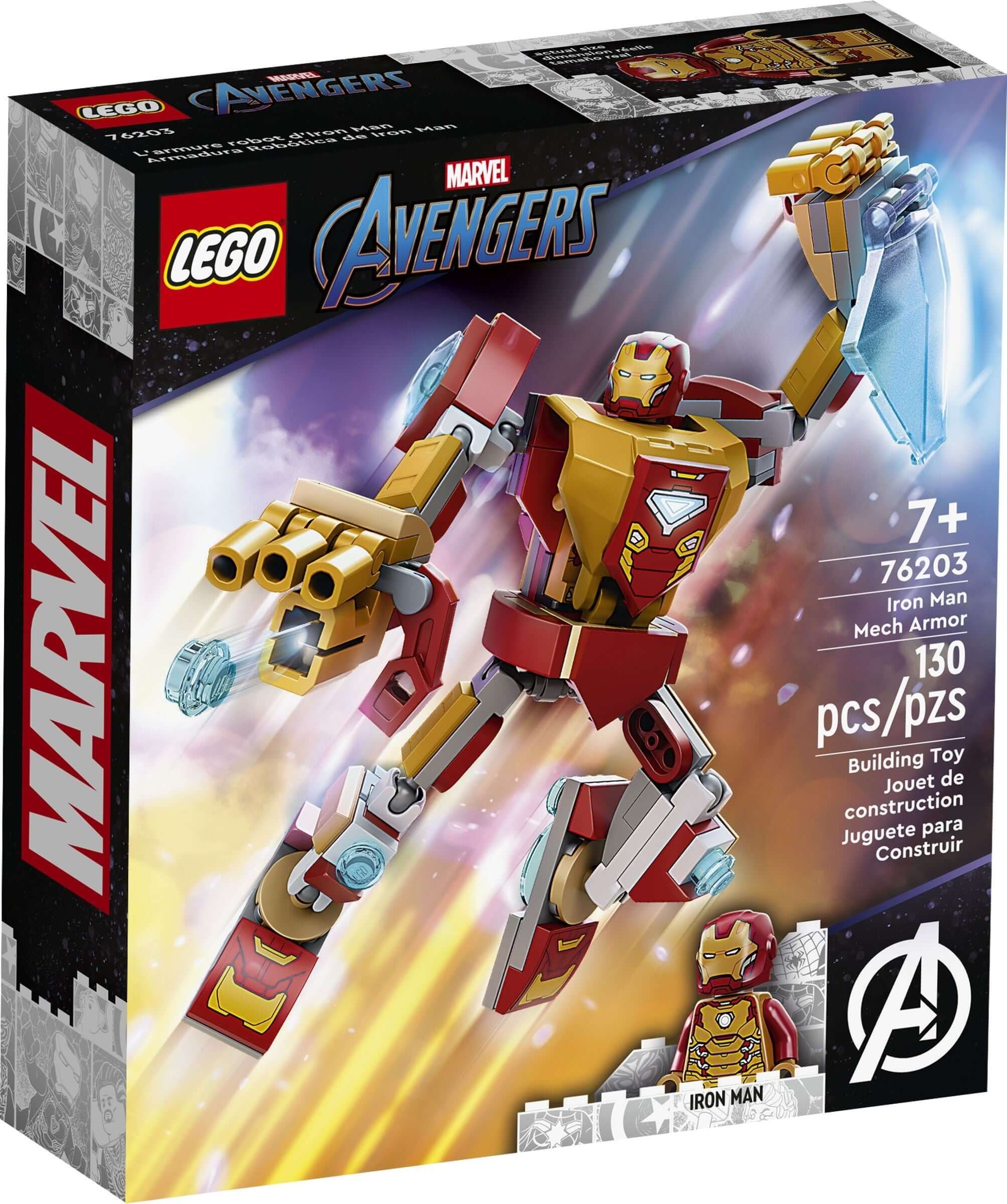 LEGO Marvel 76203 Iron Man Mech Armor Brickollector NZ