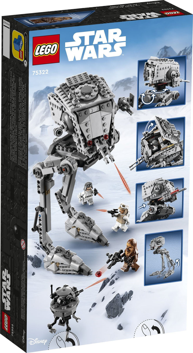 LEGO Star Wars 75322 Hoth AT-ST back box art