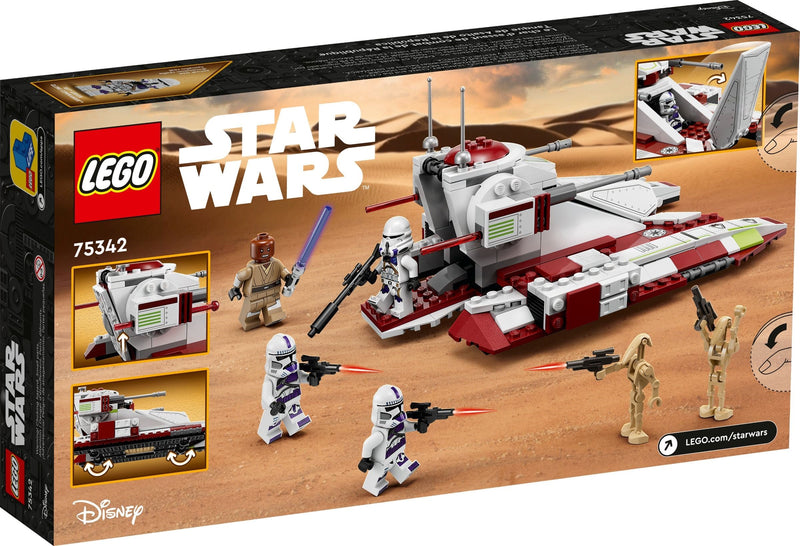 LEGO Star Wars 75342 Republic Fighter Tank back box art