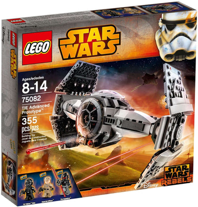 LEGO Star Wars 75082 TIE Advanced Prototype front box art