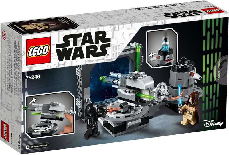 LEGO Star Wars 75246 Death Star Cannon back box art