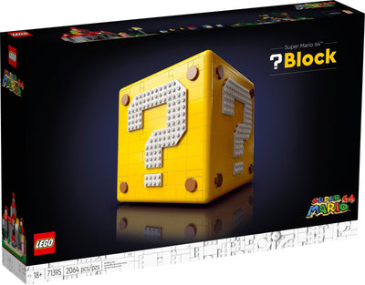 LEGO Super Mario 71395 Super Mario 64 Question Mark Block front box art