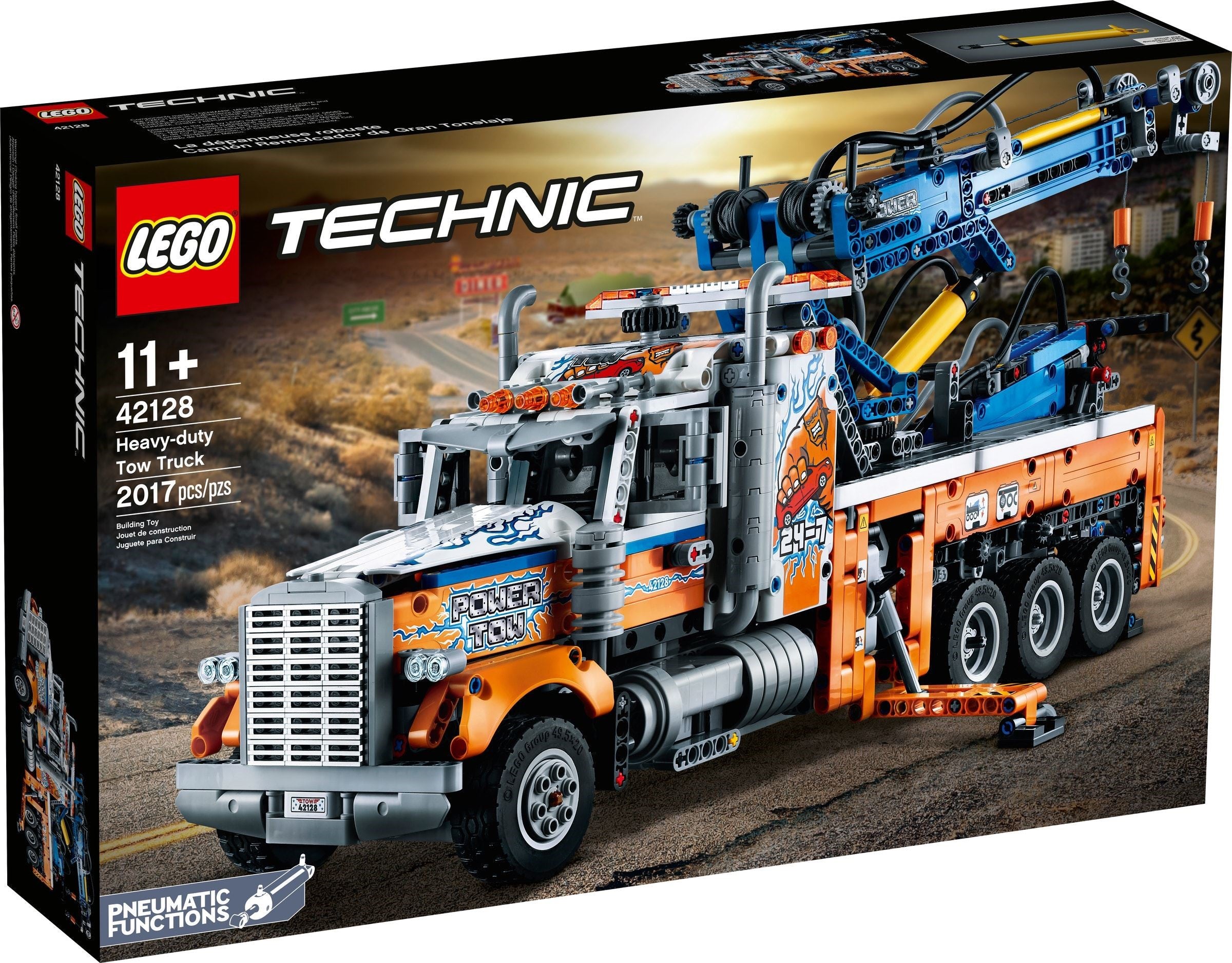 LEGO Technic 42128 Heavy Duty Tow Truck Brickollector NZ