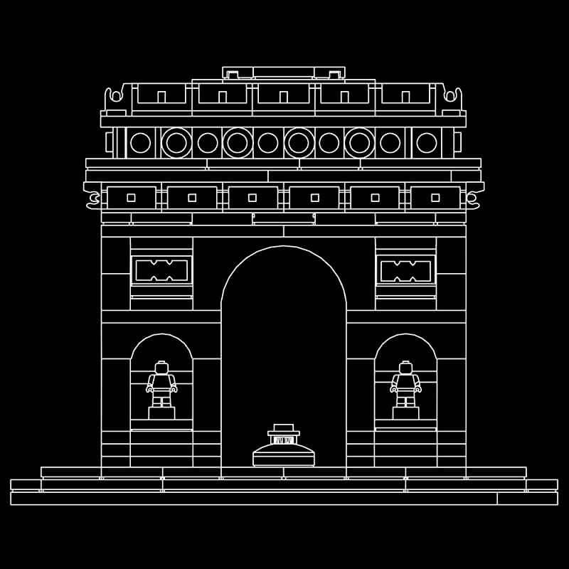 LEGO Architecture 21036 Arc de Triomphe
