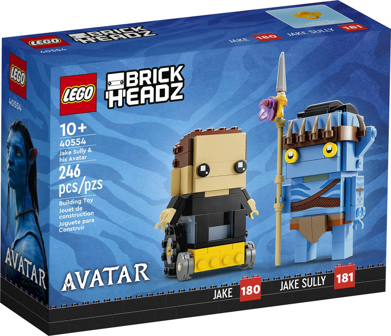 LEGO BrickHeadz 40554 Jake Sully & his Avatar front box art