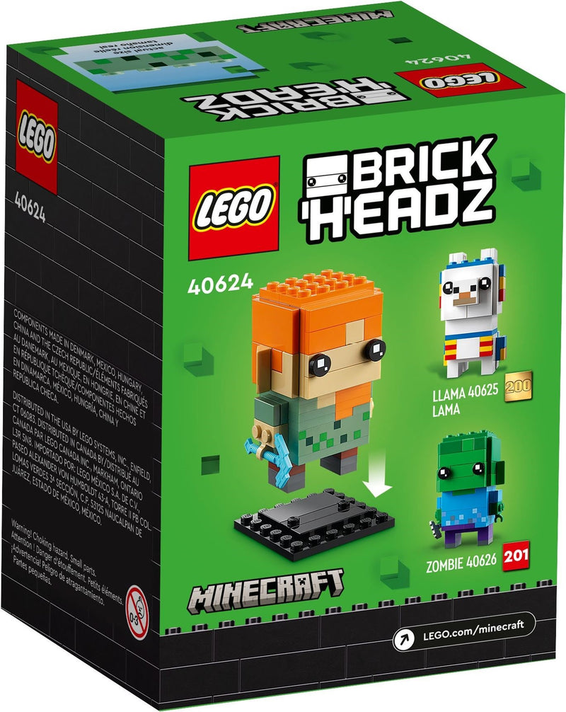 LEGO BrickHeadz 40624 Alex back box art