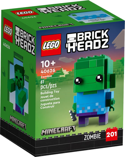LEGO BrickHeadz 40626 Zombie front box art