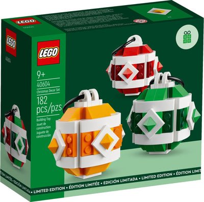 LEGO 40604 Christmas Decor Set front box art