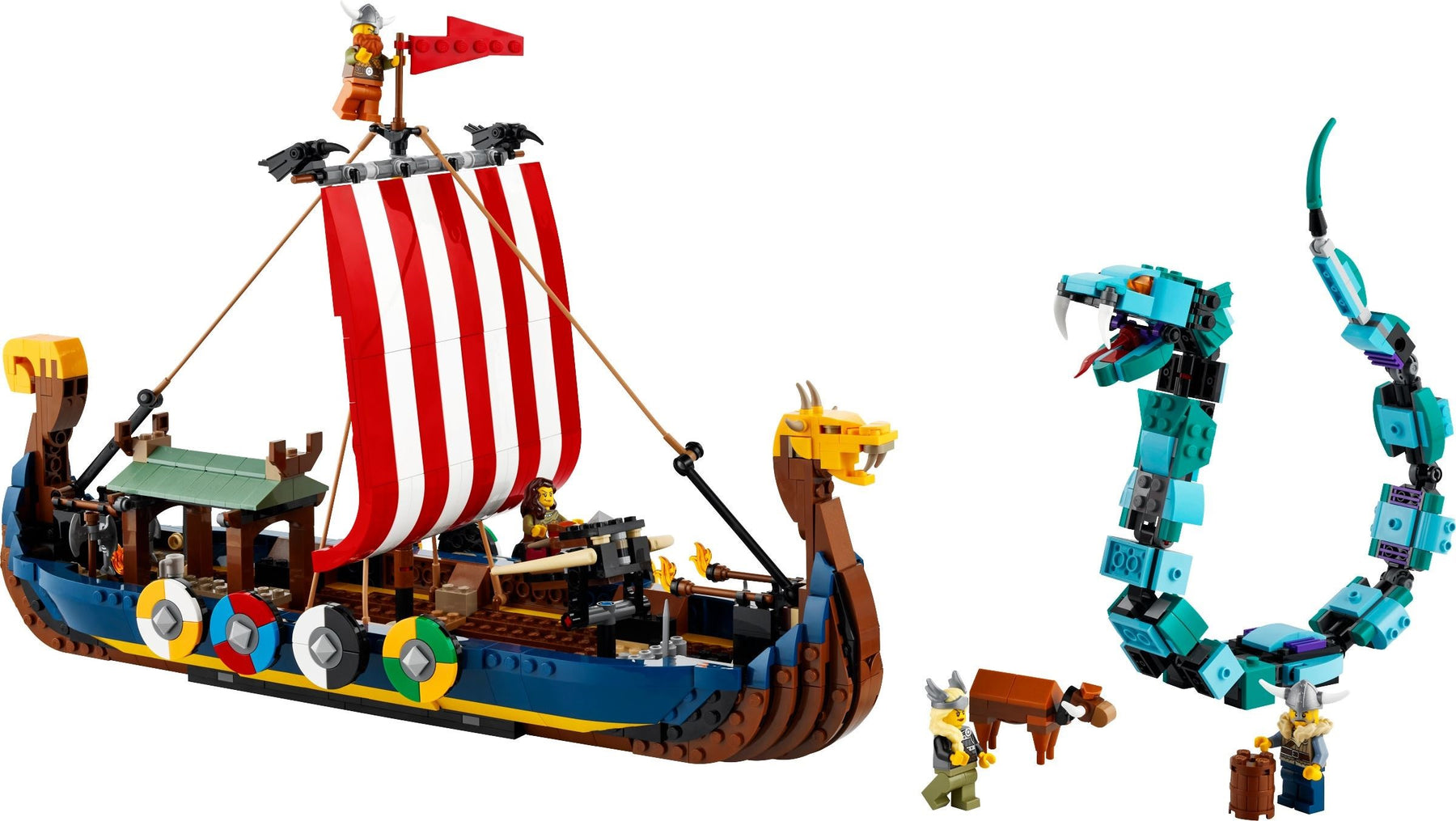 LEGO Creator 31132 Viking Ship and the Midgard Serpent | Brickollector NZ