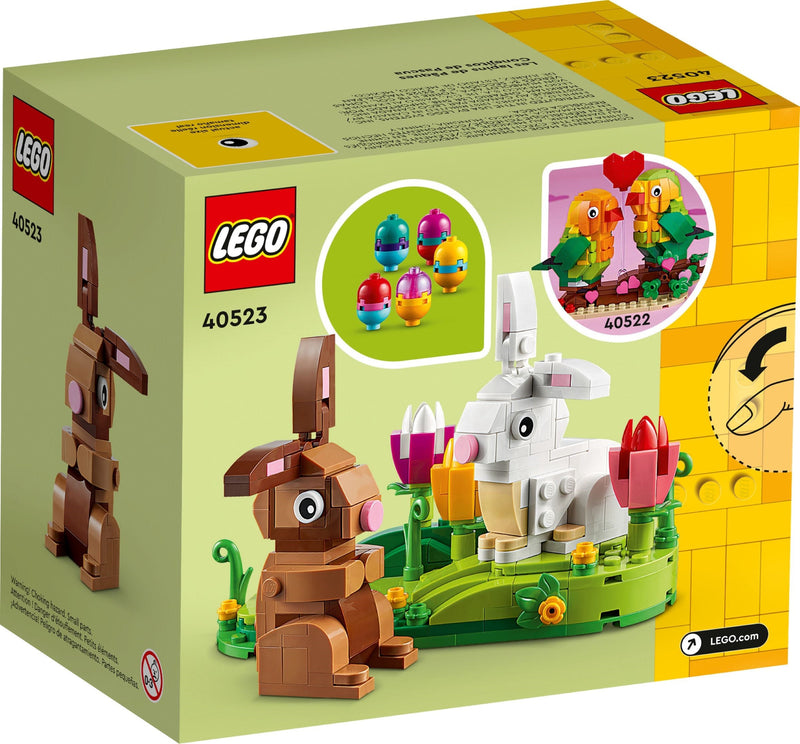 LEGO 40523 Easter Rabbits Display back box art