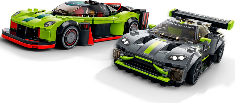 LEGO Speed Champions 76910 Aston Martin Valkyrie AMR Pro and Aston Martin Vantage GT3
