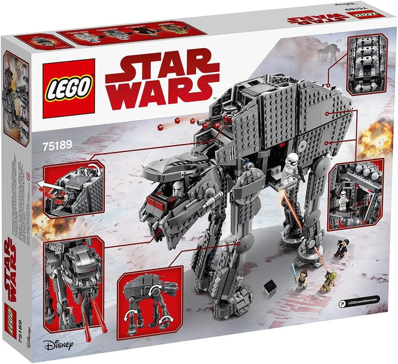 LEGO Star Wars 75189 First Order Heavy Assault Walker back box art