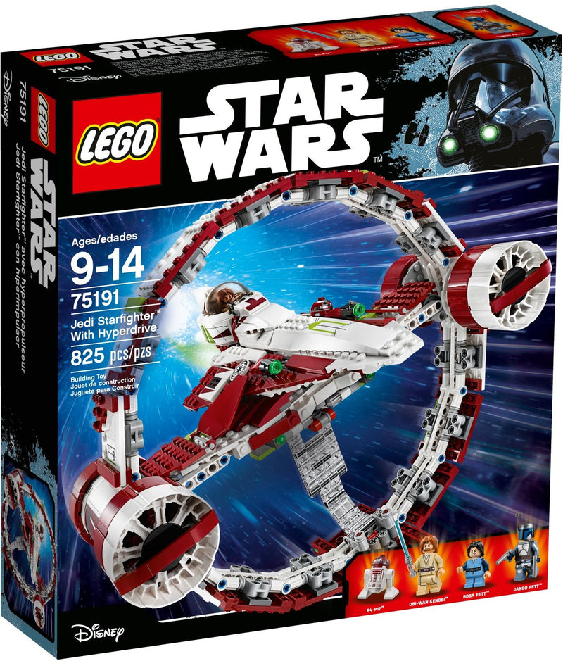 LEGO Star Wars 75191 Jedi Starfighter with Hyperdrive front box art
