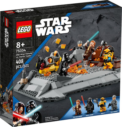 LEGO Star Wars 75334 Obi-Wan Kenobi vs. Darth Vader front box art