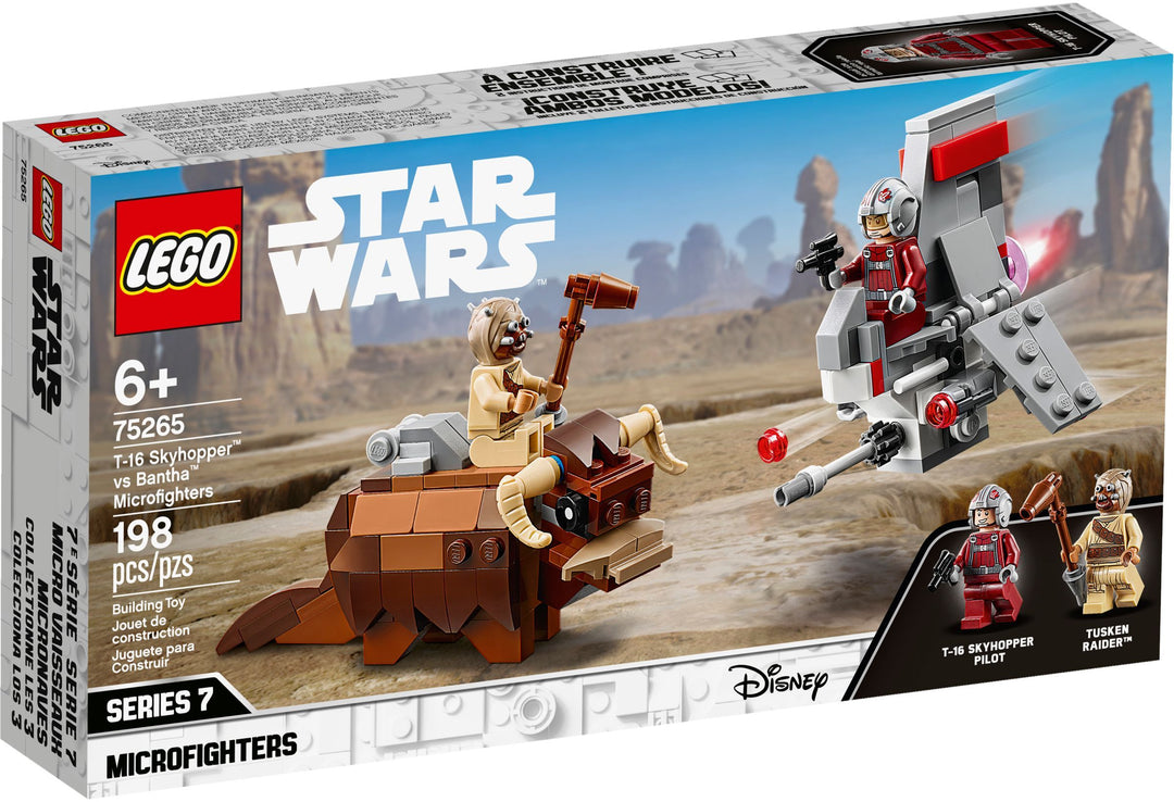 LEGO Star Wars 75265 T-16 Skyhopper vs Bantha Microfighters