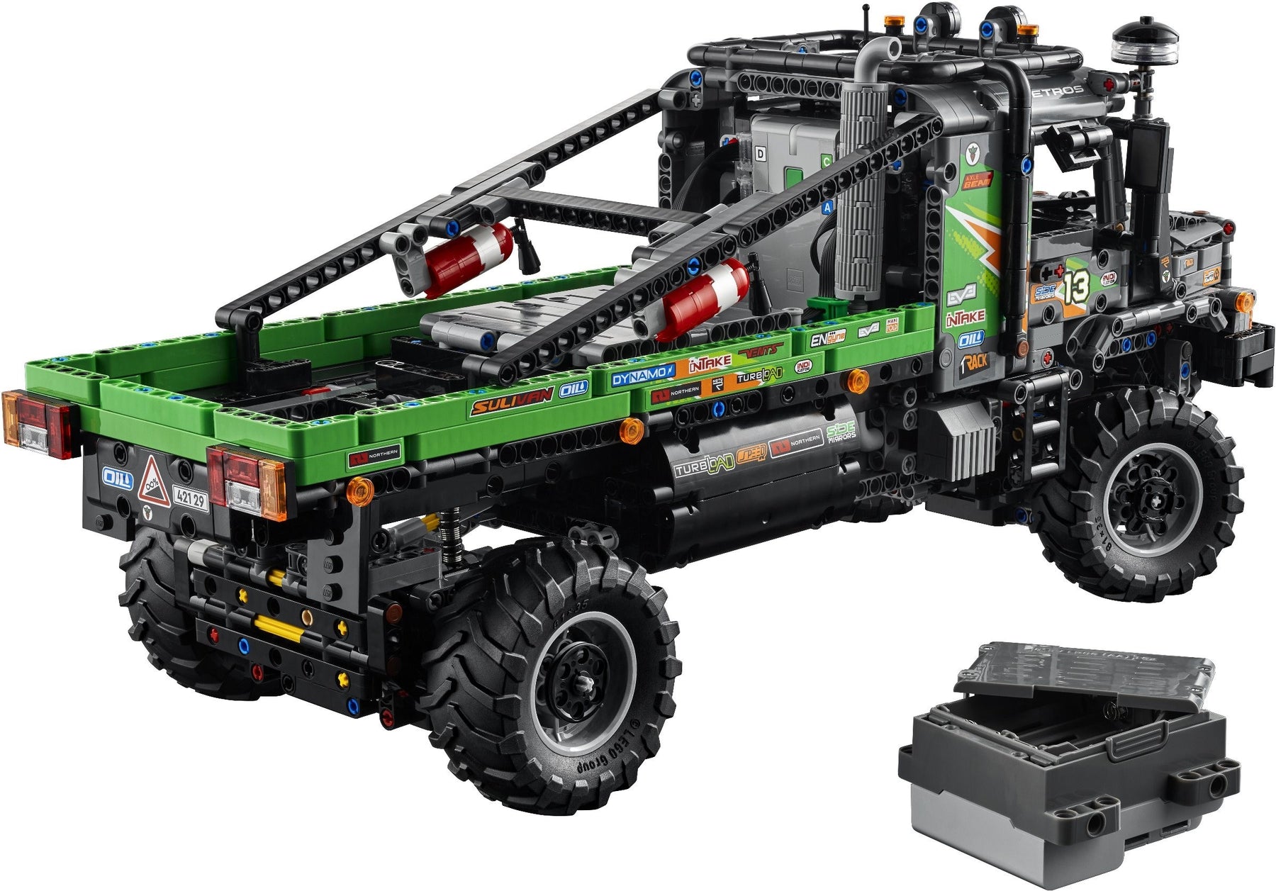 Lego technic green truck deals