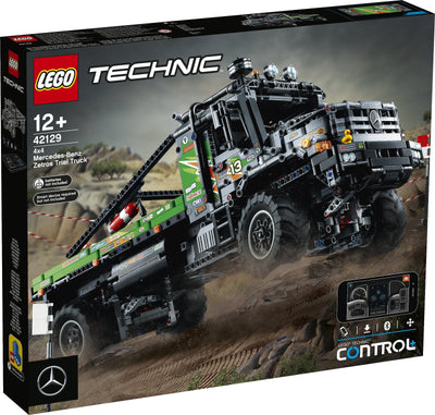 LEGO Technic 42129 4x4 Mercedes-Benz Zetros Trial Truck front box art