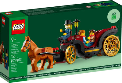 LEGO 40603 Wintertime Carriage Ride front box art