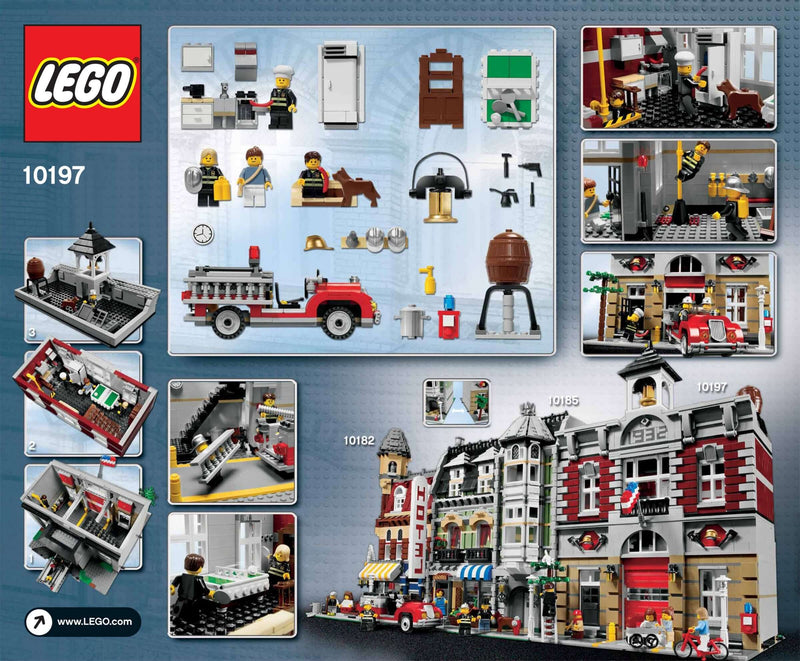 LEGO Creator 10197 Fire Brigade back box art