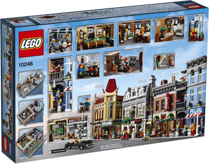 LEGO Creator 10246 Detective’s Office back box art