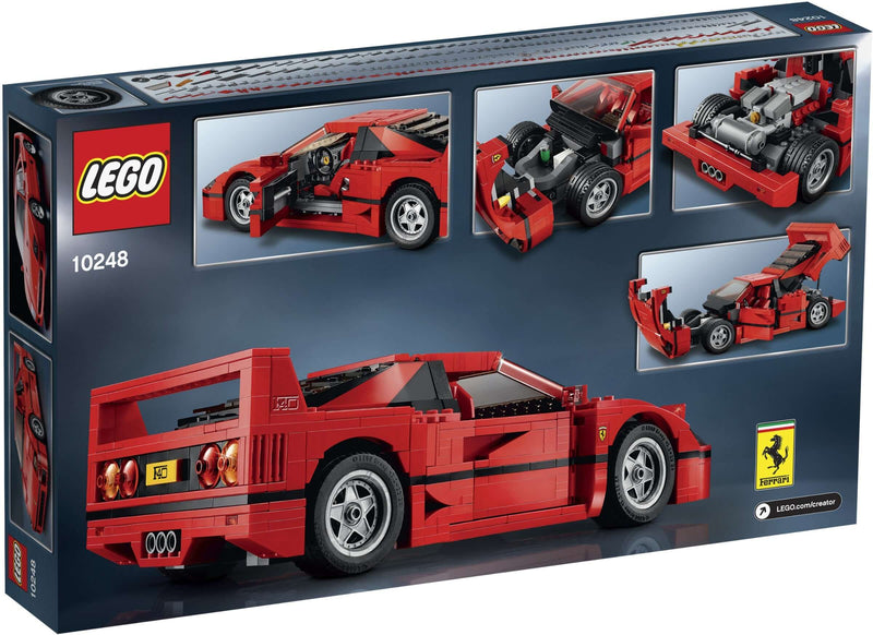 LEGO Creator 10248 Ferrari F40 back box art