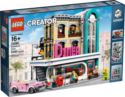 LEGO Creator 10260 Downtown Diner modular front box art