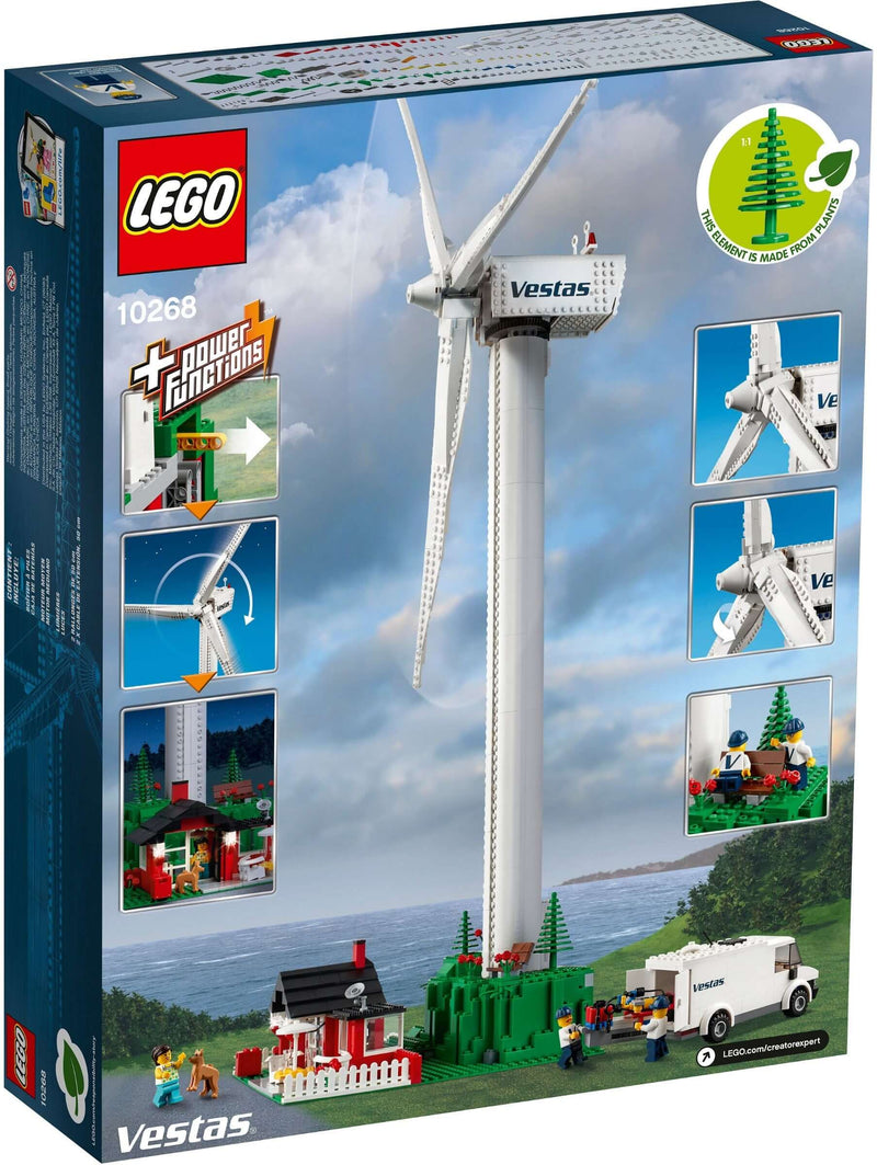 LEGO Creator 10268 Vestas Wind Turbine back box art