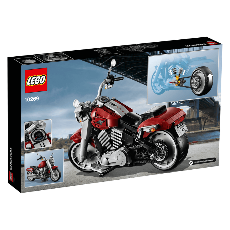 LEGO Creator 10269 Harley-Davidson Fat Boy back box art