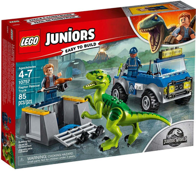 LEGO Jurassic World 10757 Raptor Rescue Truck front box art