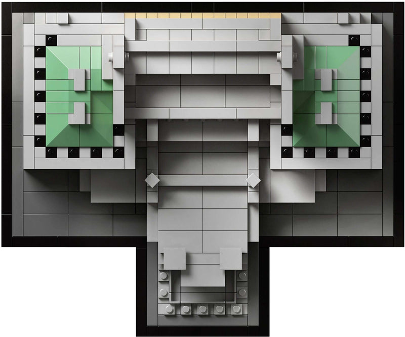LEGO Architecture 21017 Imperial Hotel top down