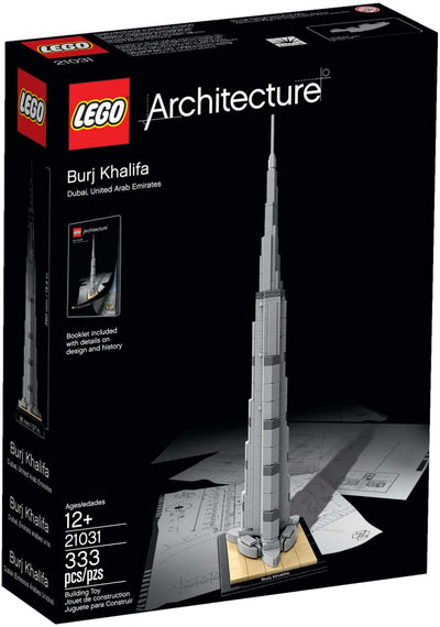 LEGO Architecture 21031 Burj Khalifa front box art