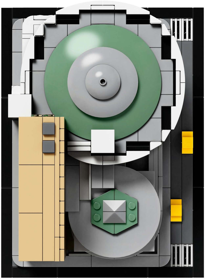 LEGO Architecture 21035 Solomon R. Guggenheim Museum top down