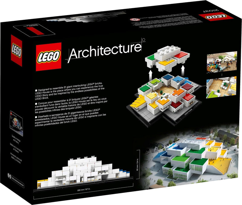 LEGO Architecture 21037 LEGO House back box